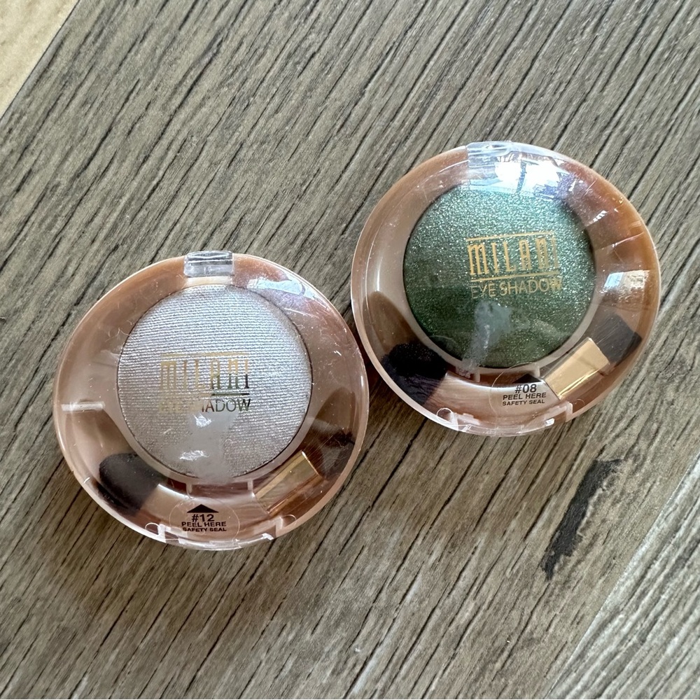 Set of Two NEW Milani Runway Eyes Eyeshadow, 0.07 oz